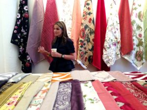 Aerin Lauder at Lee Jofa Studio 2013 Blogfest