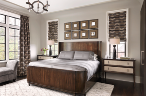 Masculine Master Bedroom by ADJ Interiors