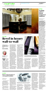The Kansas City Star February, 28 2016, House and Home Wallcovering